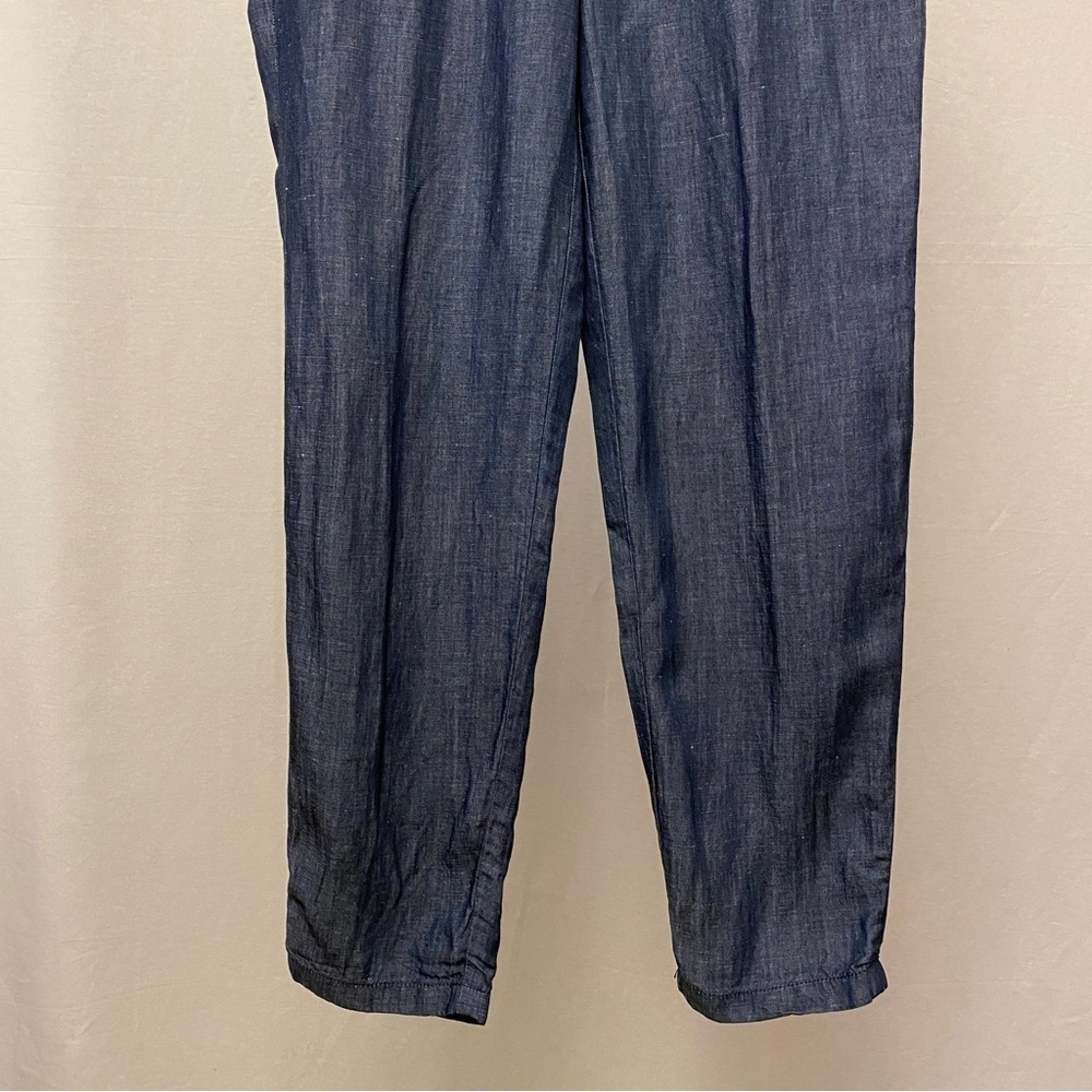Ann Taylor Size 4 Lyocell / Linen Blend Pants Chambray Blue Womens Mid Rise - Picture 5 of 15